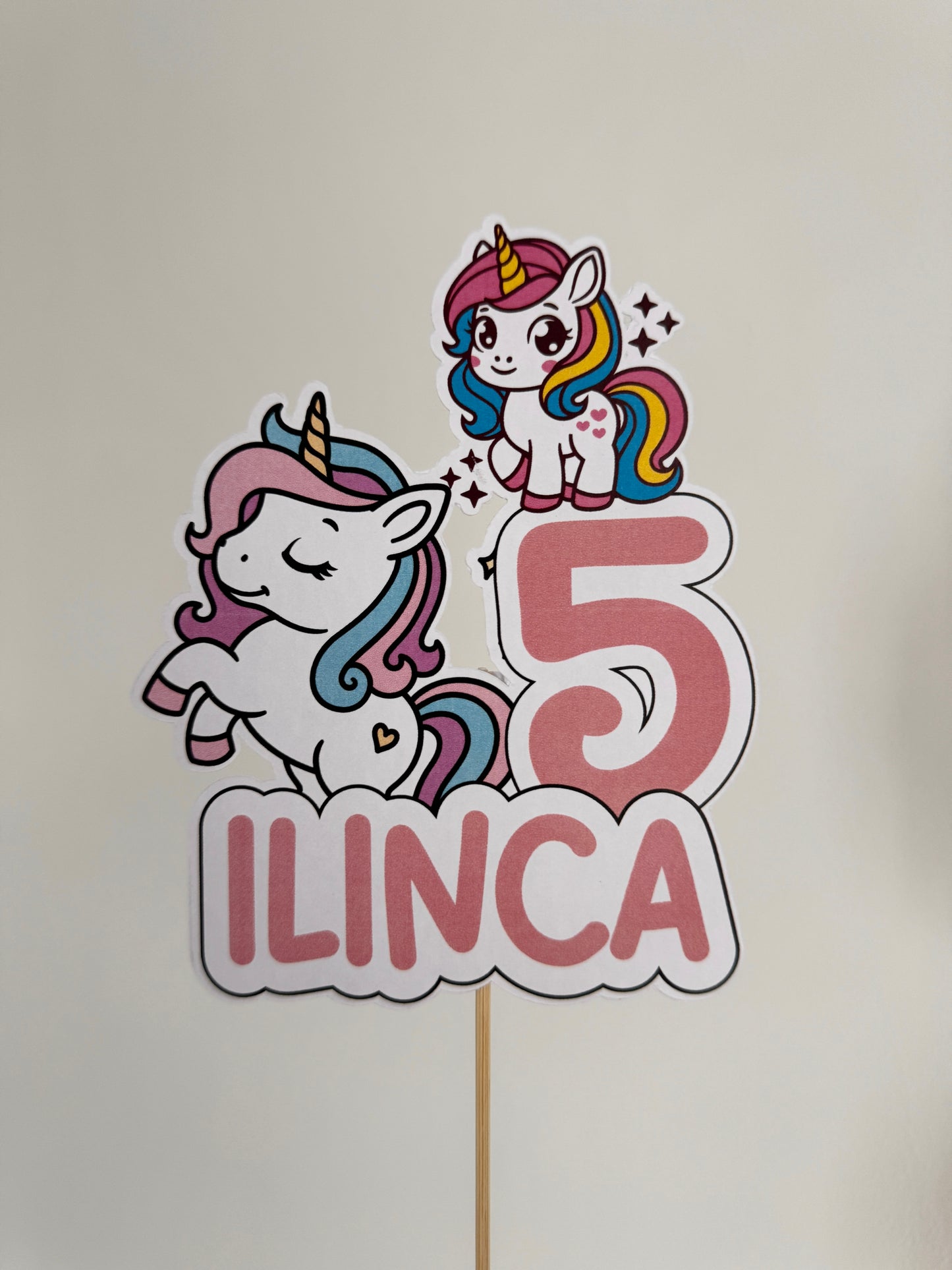 Topper tort personalizat