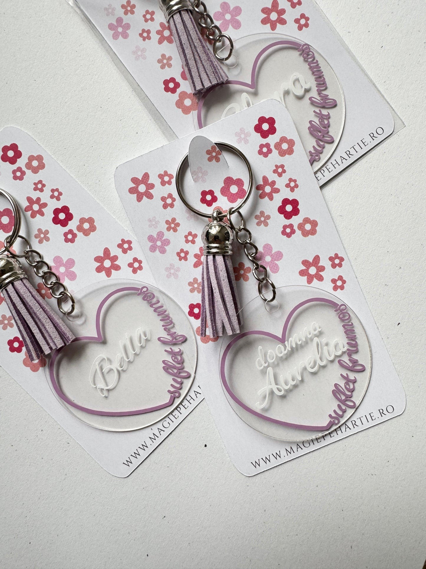 Breloc personalizat - diverse culori