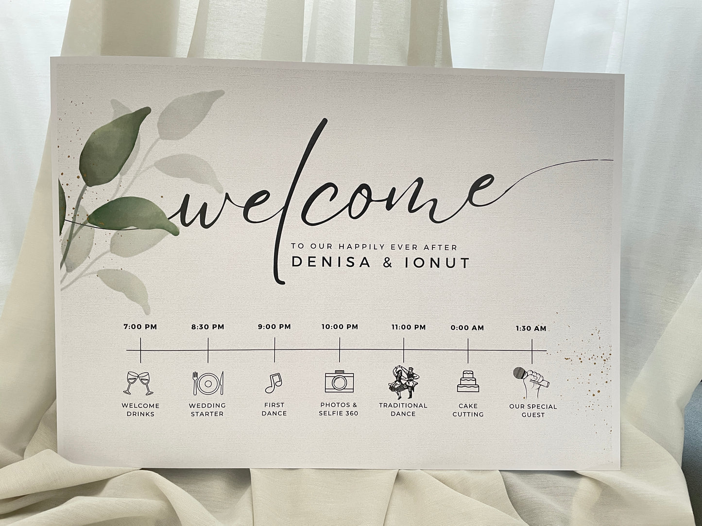 Panou program | așezare invitați