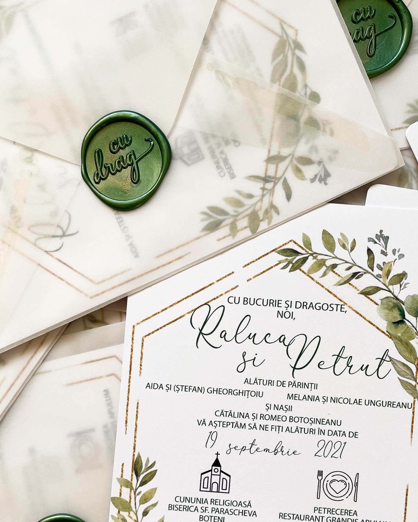 Invitație - Green