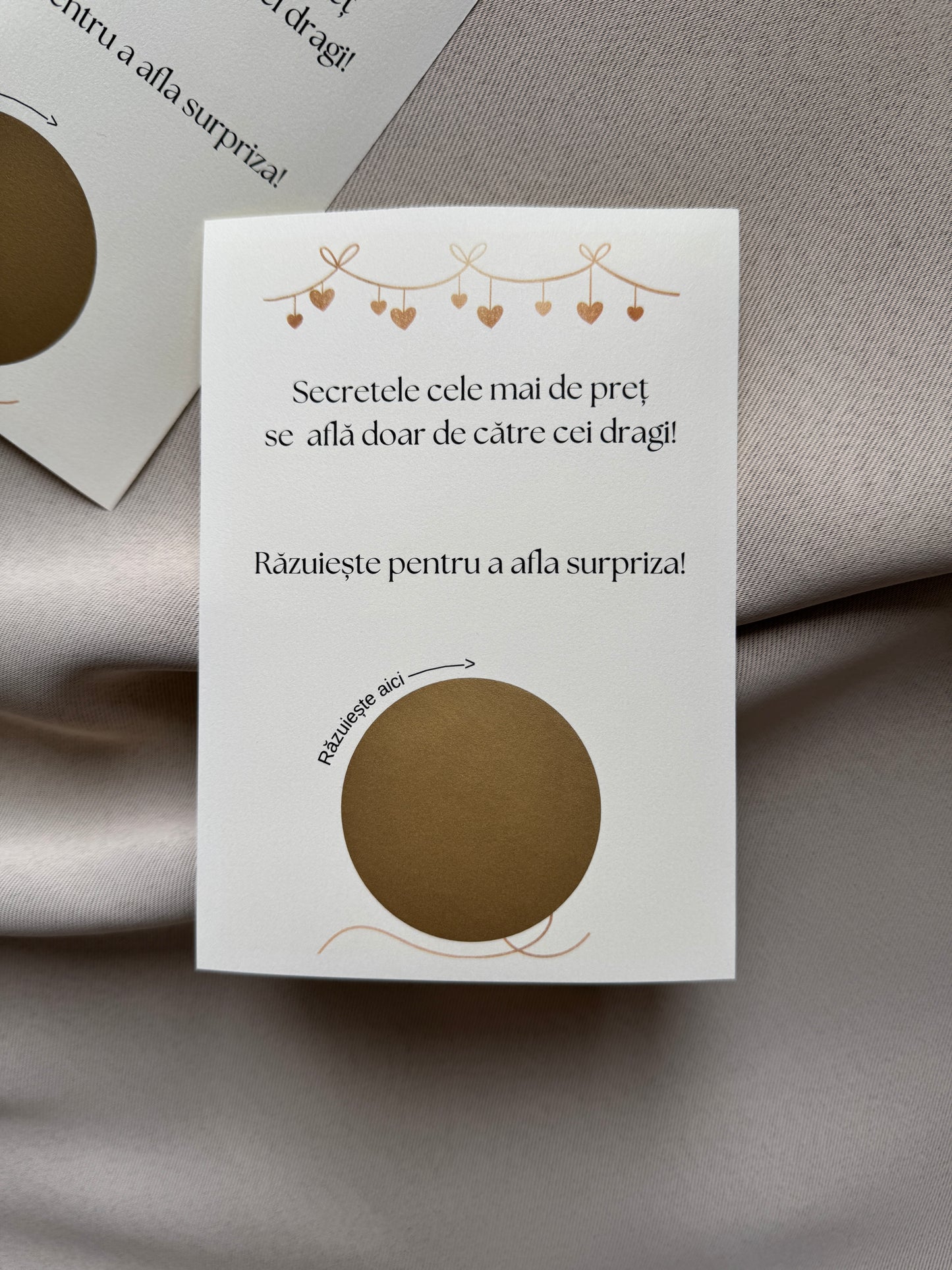 Card răzuibil - Vești bune