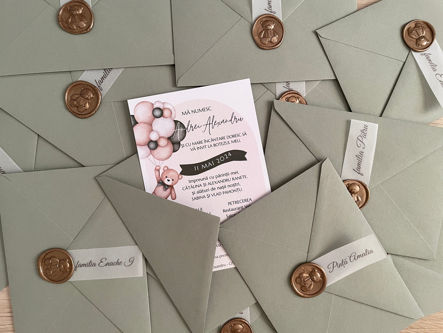 Invitație - Ursuleț