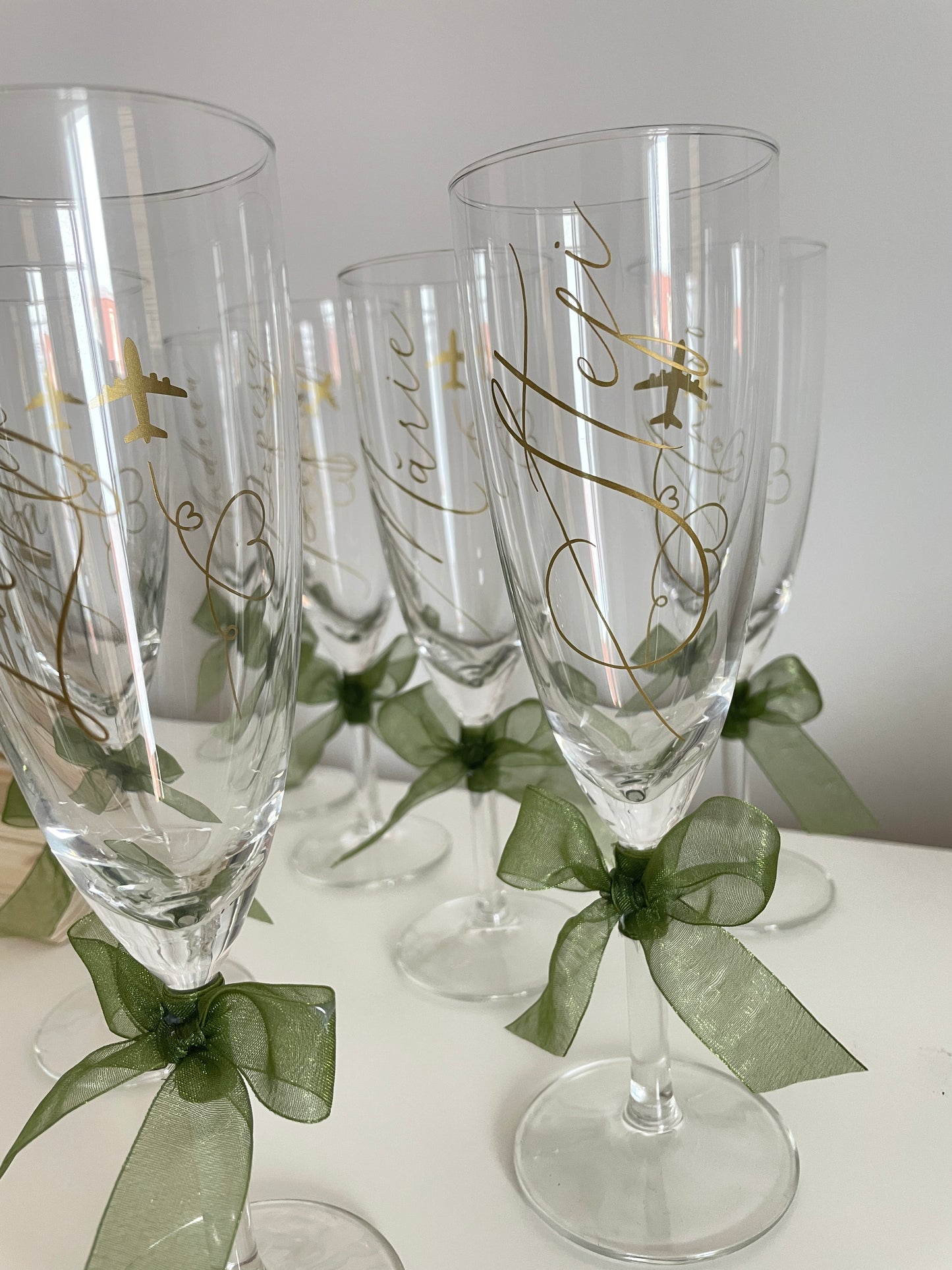 Set 2 pahare personalizate - Avion