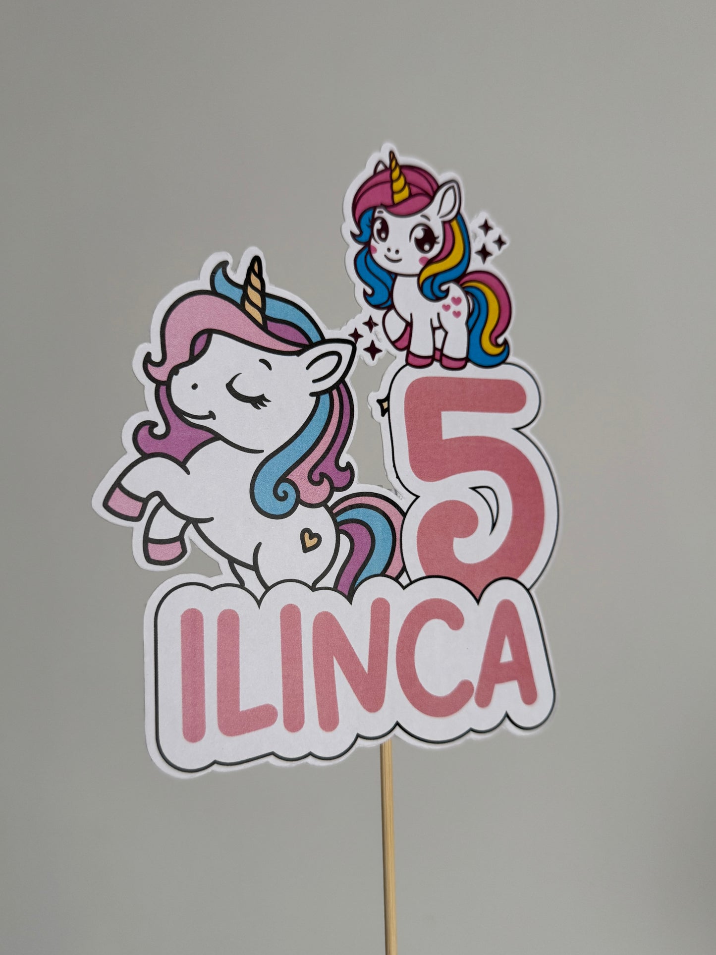 Topper tort personalizat