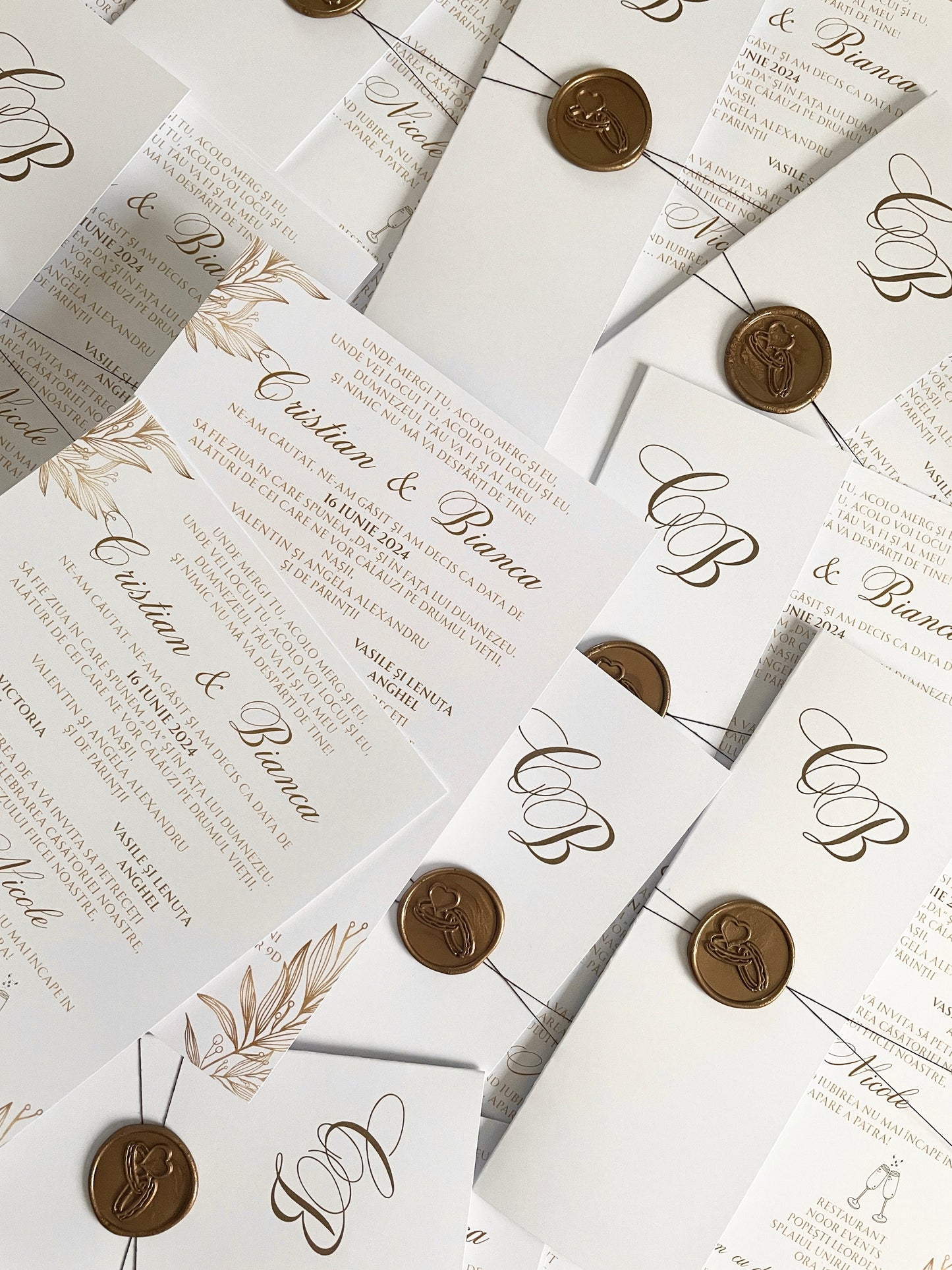 Invitație - Elegant bronze