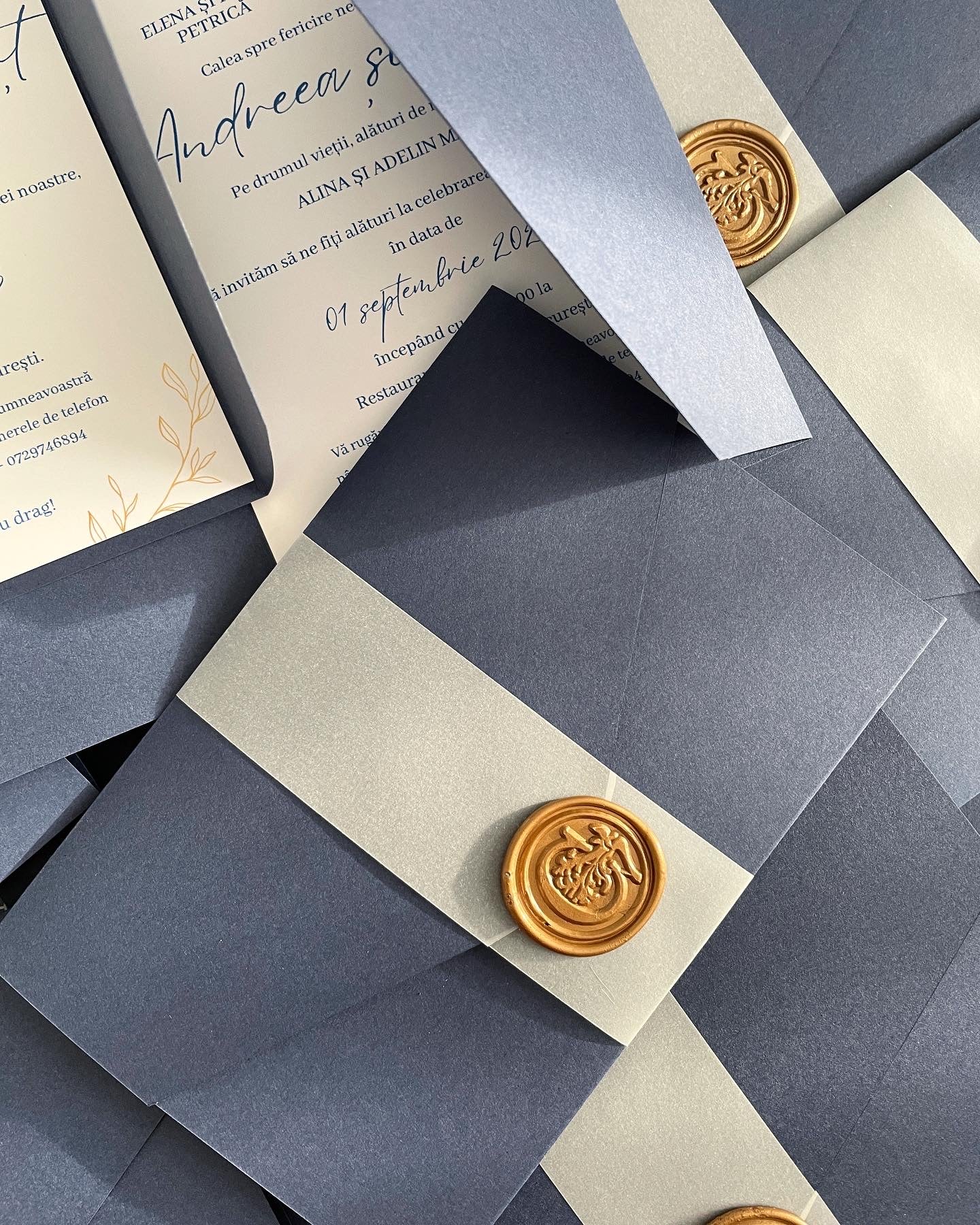 Invitație - Royal blue
