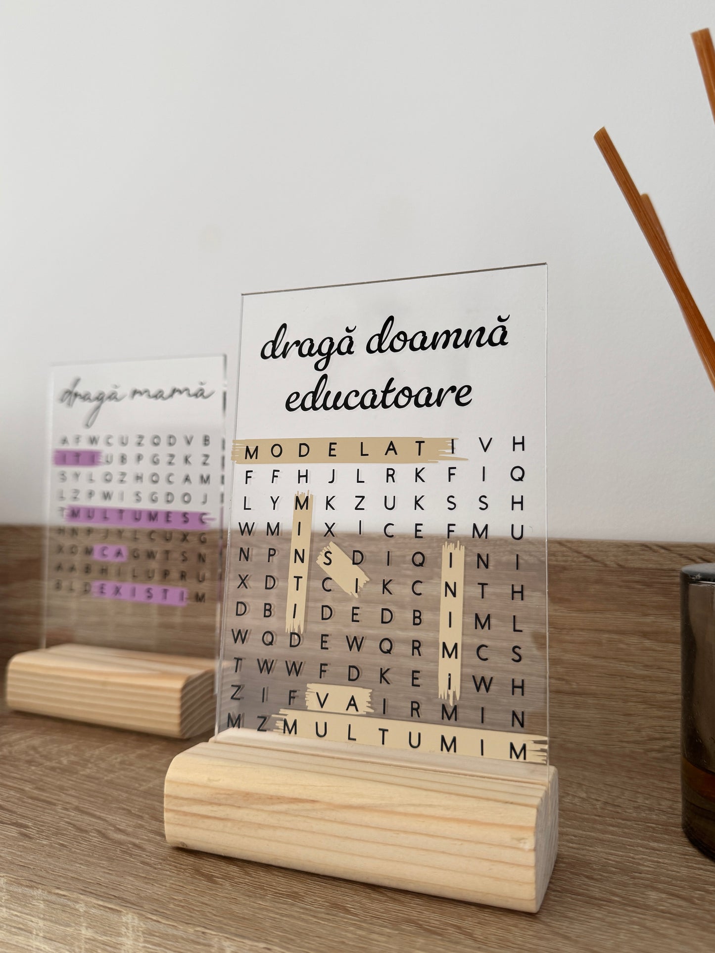 Mini tablou - Cuvinte încrucișate