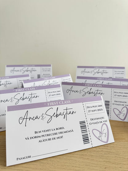 Plic dar - Bilet avion