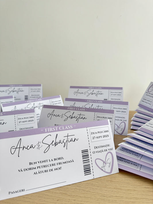 Plic dar - Bilet avion