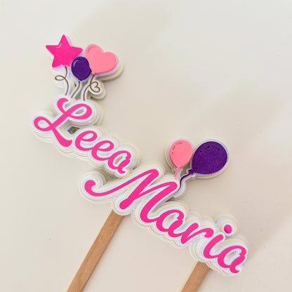 Topper tort 3D - Nume si accesorii