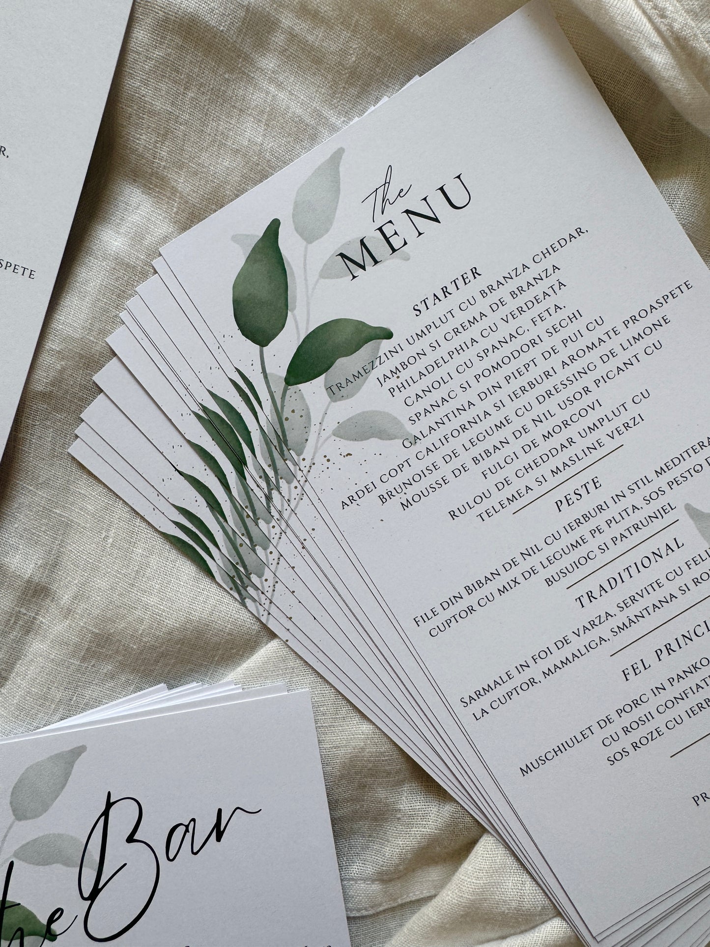 Meniu - Frunze de măslin