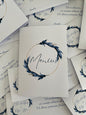 Meniu - Blue watercolor