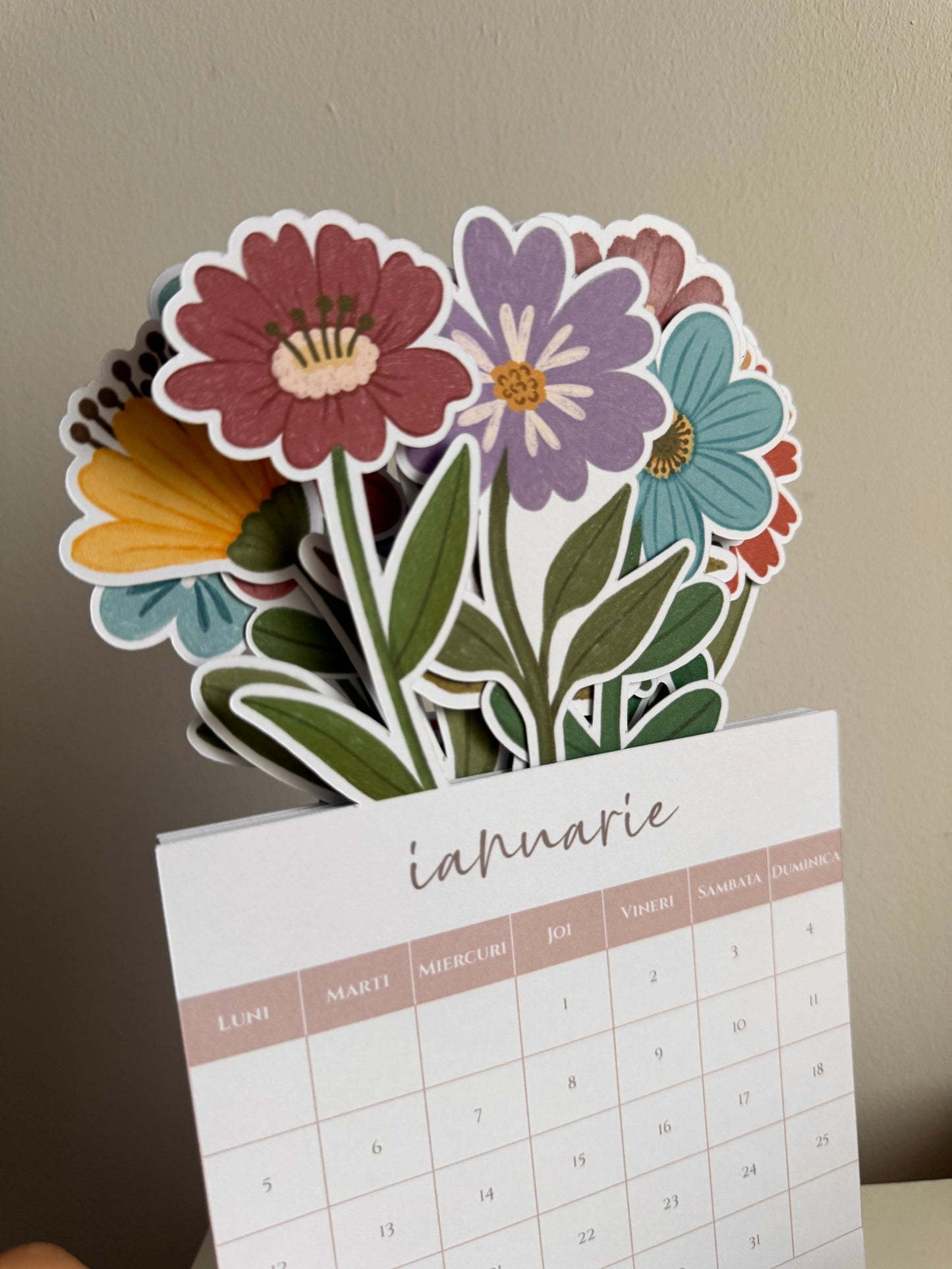 Calendar de birou - Floral