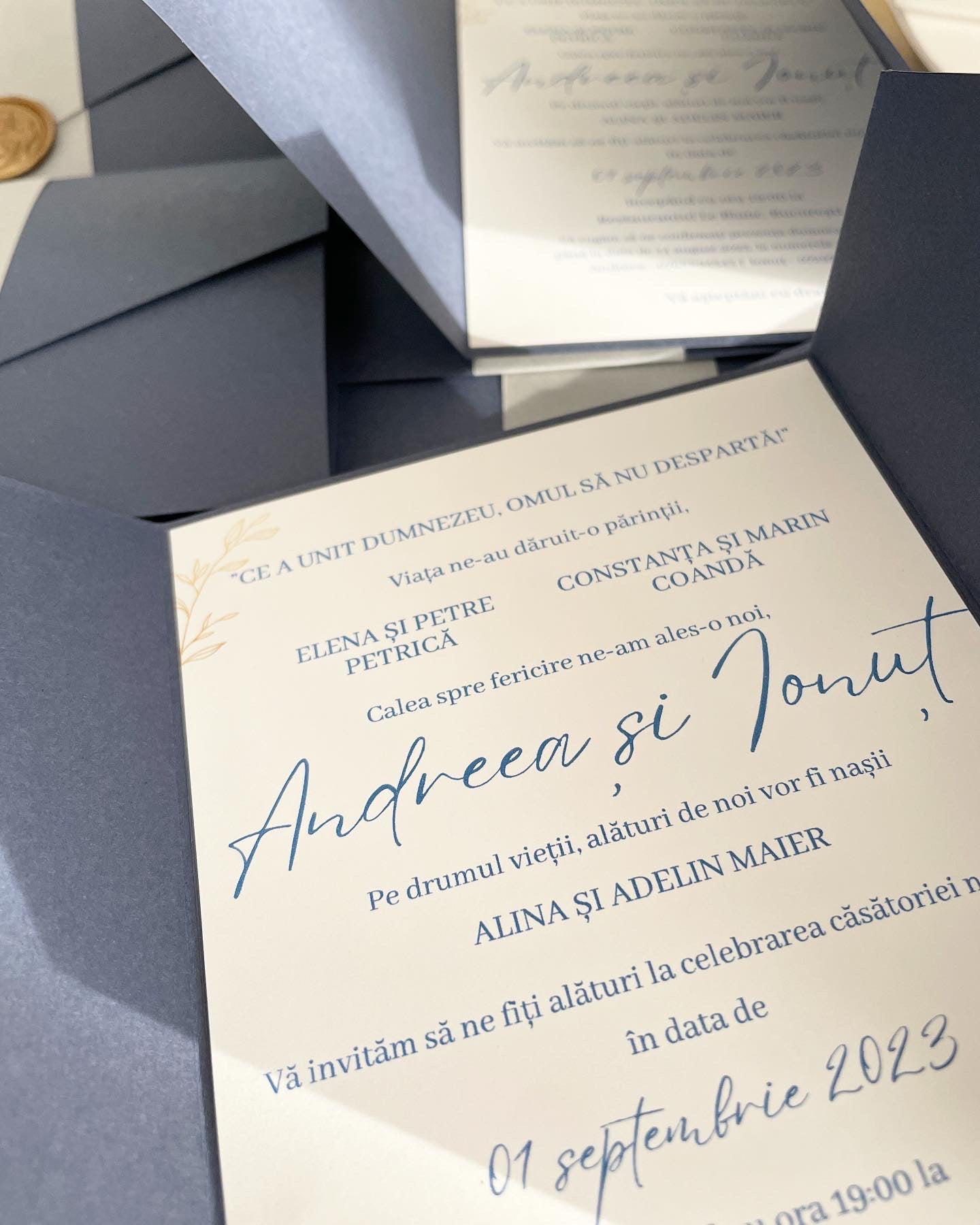 Invitație - Royal blue